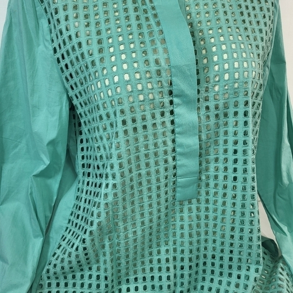 Ann Taylor LOFT Softened Cut Out Blouse - Picture 4 of 7